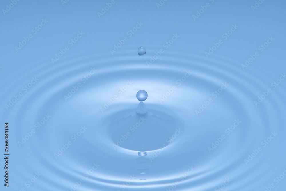 Water Drop - Pure clear and transparent of water and ripple in bright background. Creative modern concept, for graphic design, website, poster, placard and wallpaper. Water Drop - Pure clear and transparent of water and ripple in bright background. Creative modern concept, for graphic design, website, poster, placard and wallpaper.