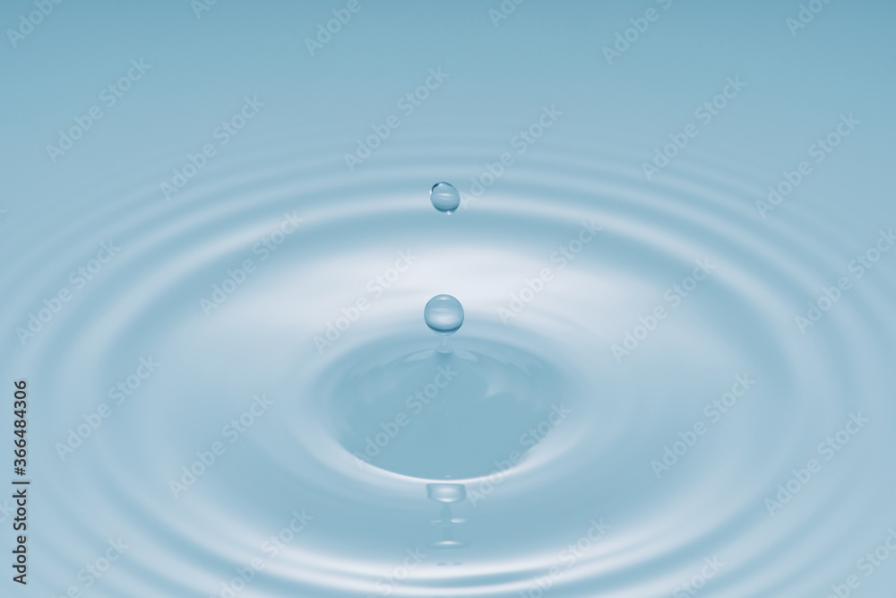 Water Drop - Pure clear and transparent of water and ripple in bright background. Creative modern concept, for graphic design, website, poster, placard and wallpaper. Water Drop - Pure clear and transparent of water and ripple in bright background. Creative modern concept, for graphic design, website, poster, placard and wallpaper.