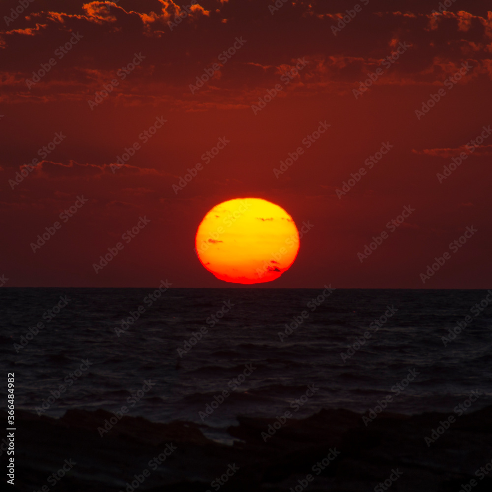 Coucher de soleil sur Guéthary Coucher de soleil sur Guéthary