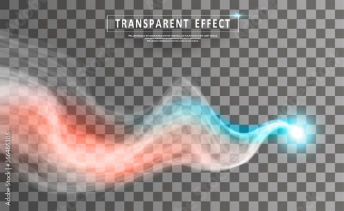 Abstract blizzard and whirlwind