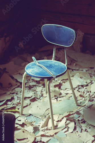 crowbar on a chair photo