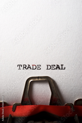 Trade deal phrase
