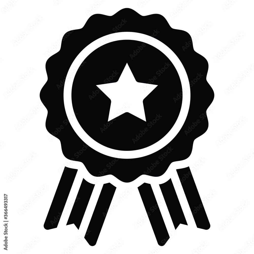 Award badge, United state independence day related icon Award badge, United state independence day related icon