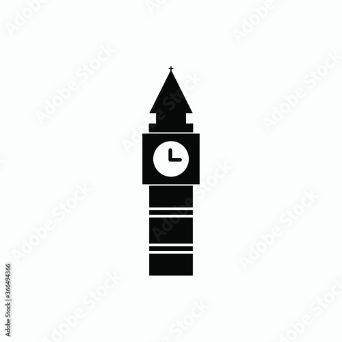 big ben icon vector