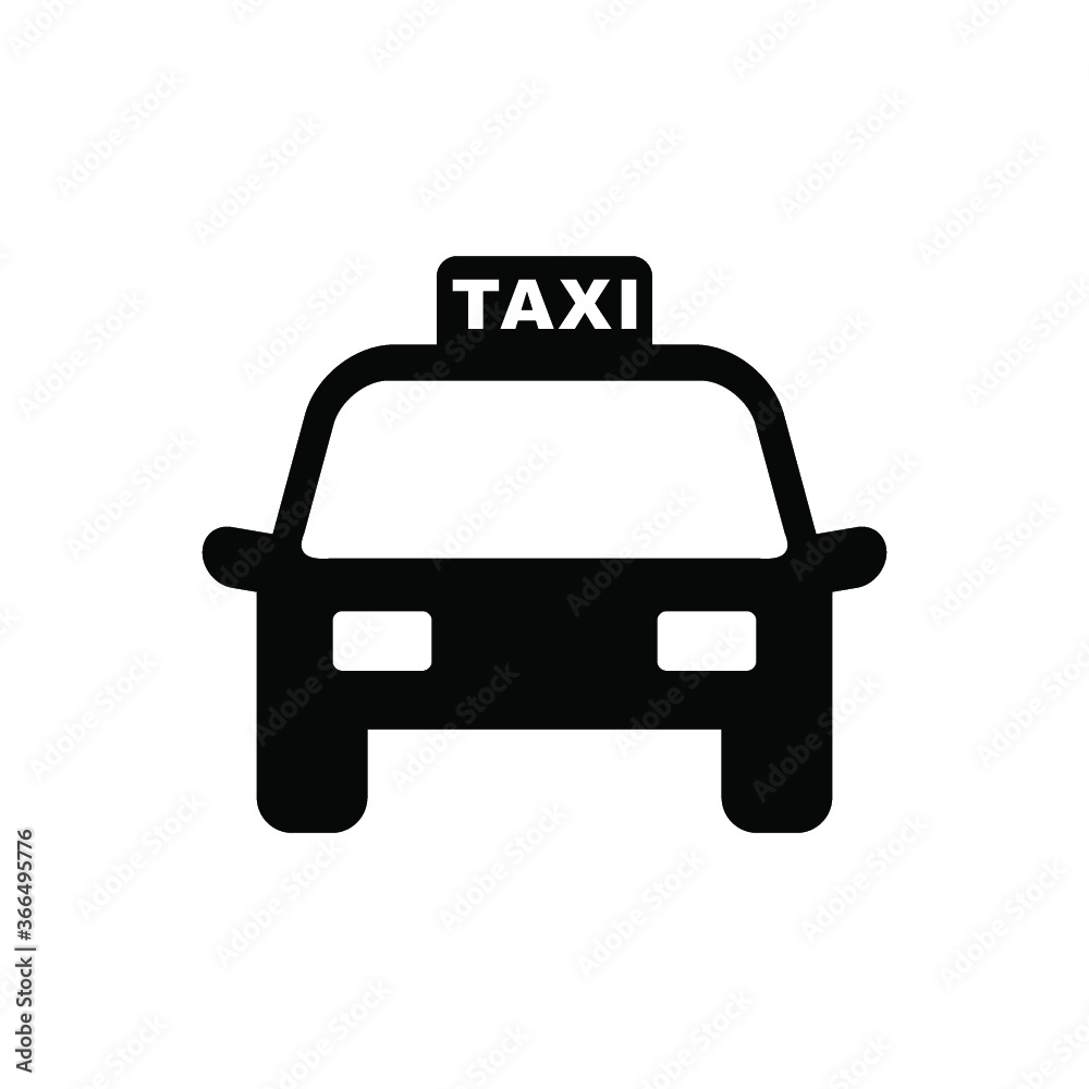 taxi icon vector