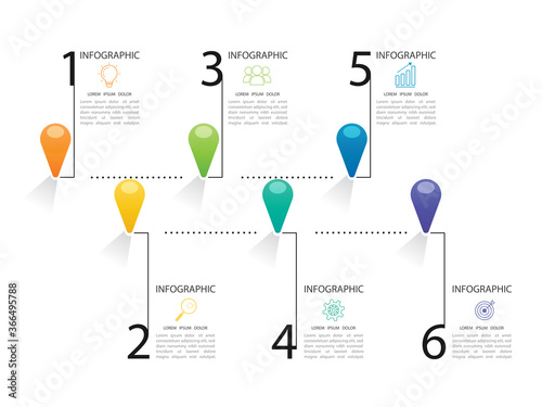 infographic showing report, statistic and a box with insert text
