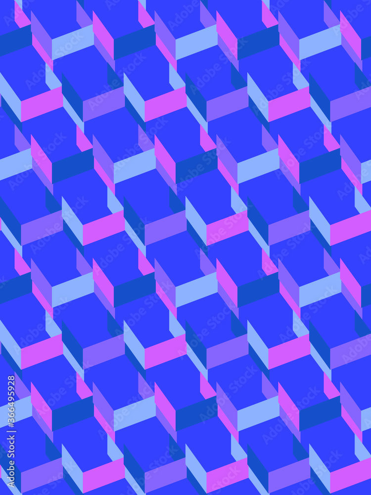 Seamless pattern in summer colors.