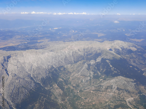 mountains of Turkey, landscape of Turkey, view from the plane