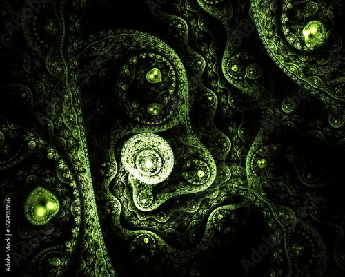 abstract fantasy background with heart shapes