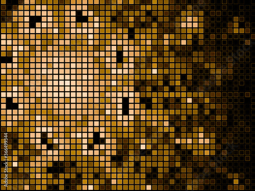 beautiful abstract fractal background with mosaic effect