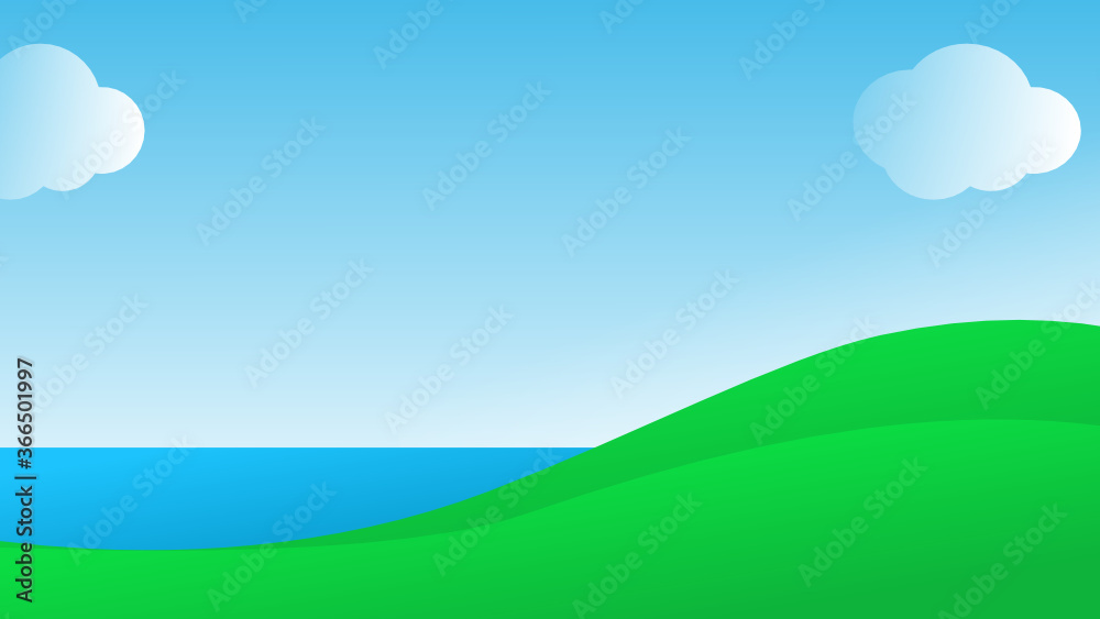 blue sky and green grass blue sky and green grass