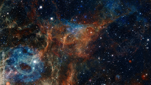 Dark interstellar space. Dark nebula. Elements of this image furnished by NASA