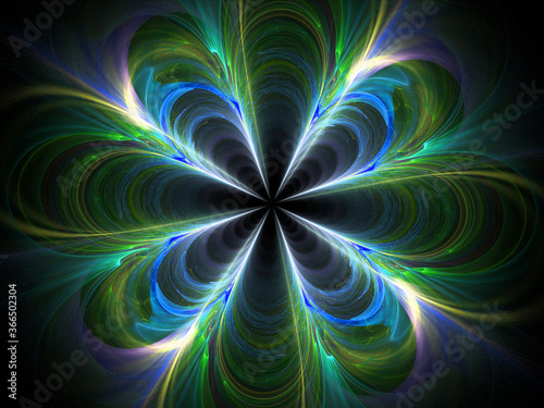 abstract fractal background with light effects for your design