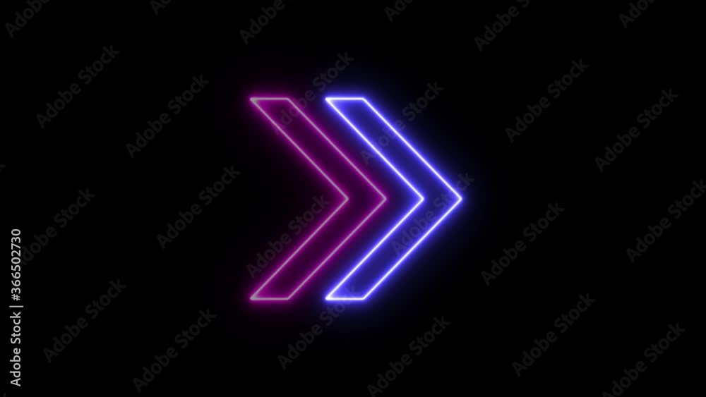 Neon sign Arrows Animation of pink light signal and blue spreading from the center with a black background. Can be used to compose various media such as news, presentations, online media, social media Neon sign Arrows Animation of pink light signal and blue spreading from the center with a black background. Can be used to compose various media such as news, presentations, online media, social media