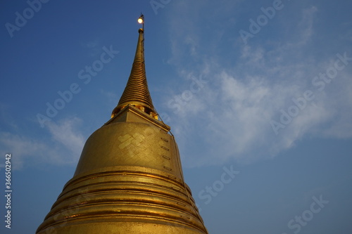 Bangkok Thailnad March 20  2020 Important places in Thailand the golden mount At Sra Ket Temple Is a popular temple in Bangkok