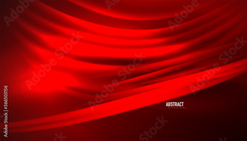 Fluid wave lines background. Trendy abstract layout template for business or technology presentation, internet poster or web brochure cover, wallpaper