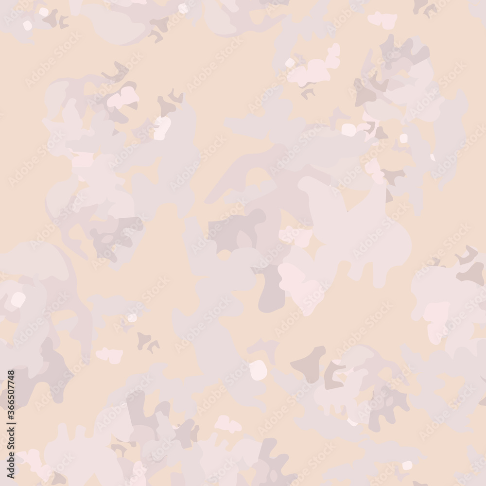 Desert camouflage of various shades of beige and grey colors