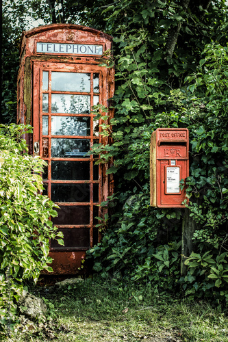 Old British Phone and Letter Boxes