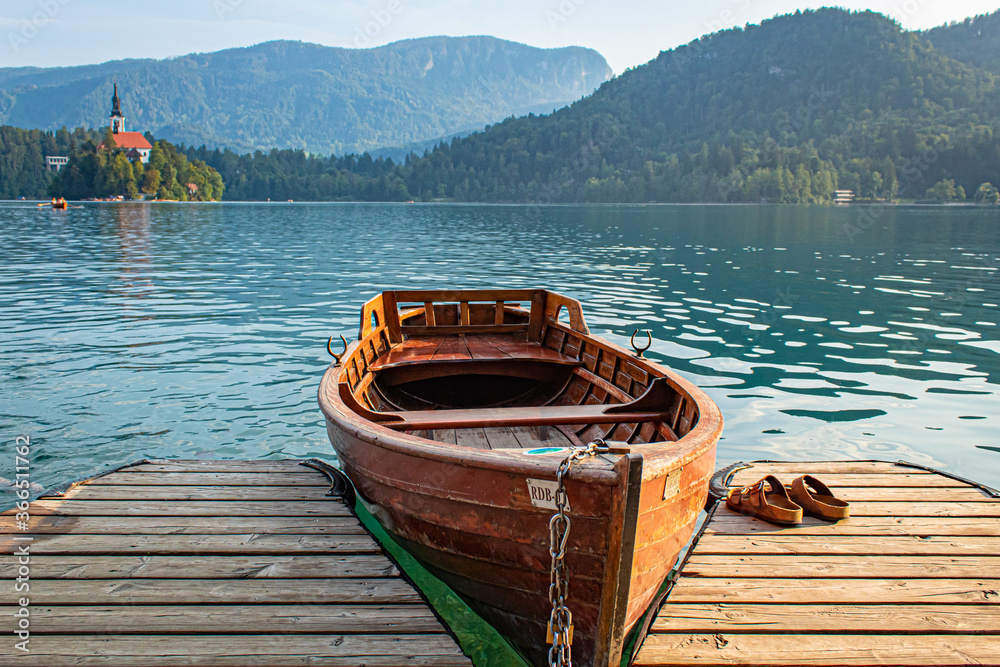 Boat at Lake Bled