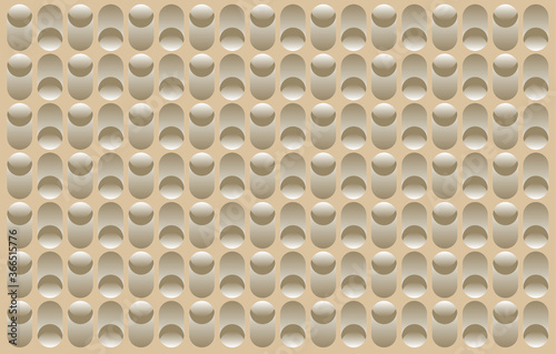 Round Shape Gradient Texture Wall paper
