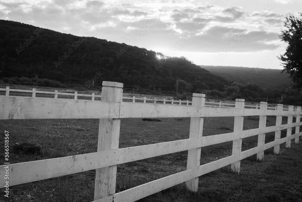 wooden white fence for horses wooden white fence for horses