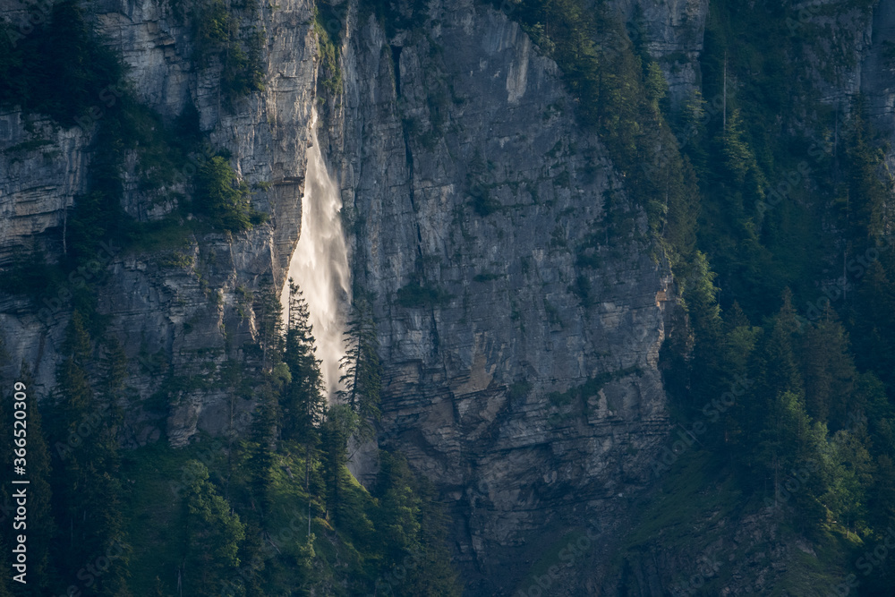Fototapeta premium Oltschibachfall near Meiringen in Haslital, Switzerland