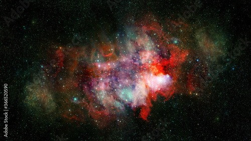 Fototapeta Naklejka Na Ścianę i Meble -  Endless universe, science fiction image. Elements of this image furnished by NASA