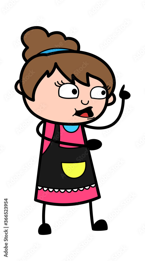 Cartoon Beautician Communicating Cartoon Beautician Communicating