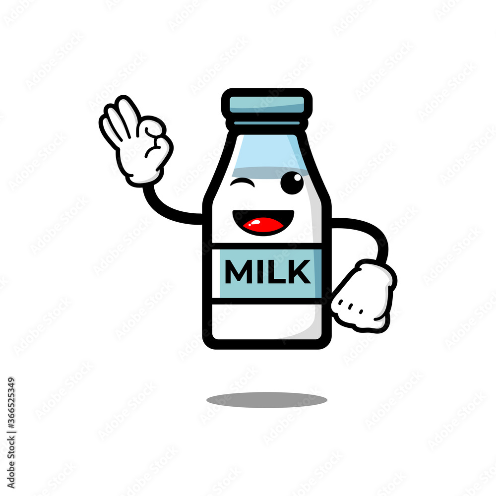 cute milk bottle cartoon character cute milk bottle cartoon character