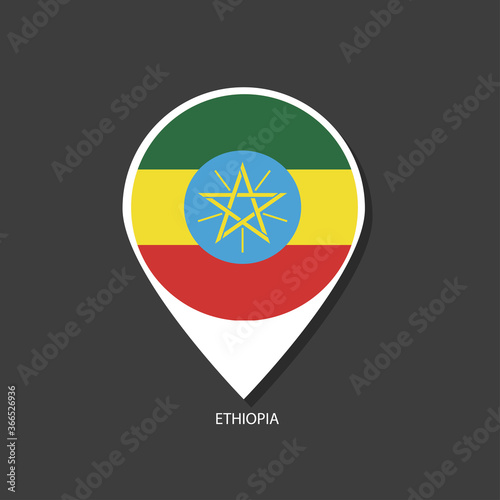 Ethiopia flag Vector marker with flags. Free Download Ethiopia flag Vector marker with flags. - GFXLoad