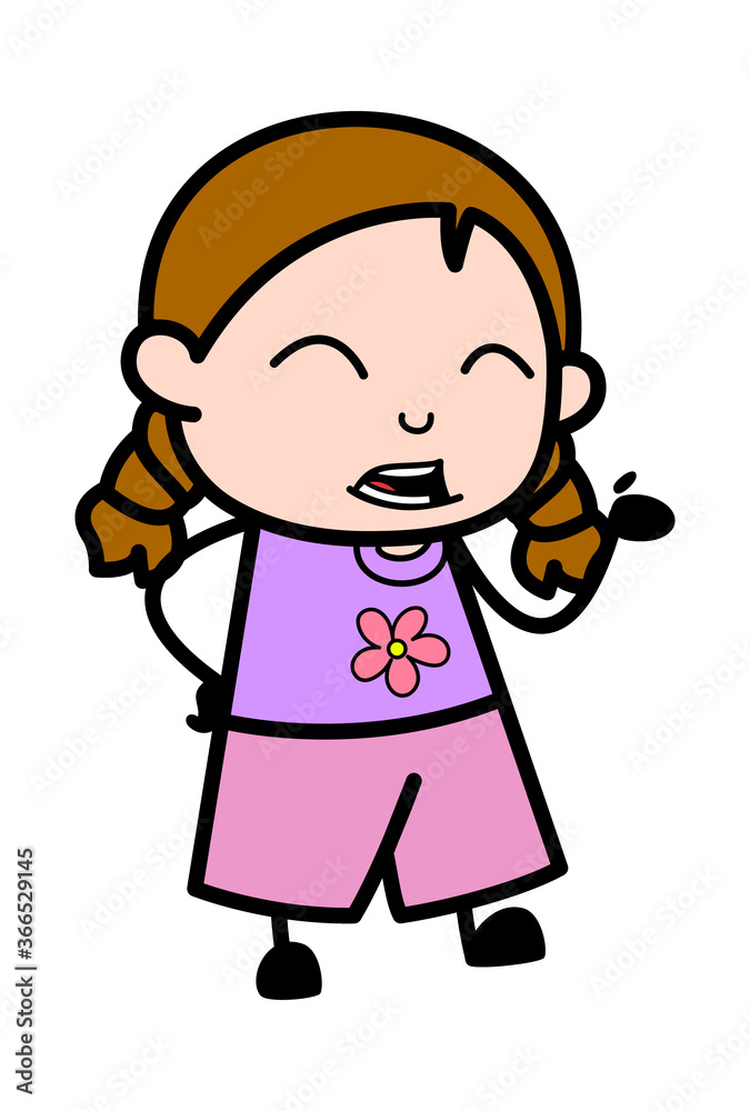 Girl Cartoon Arguing
