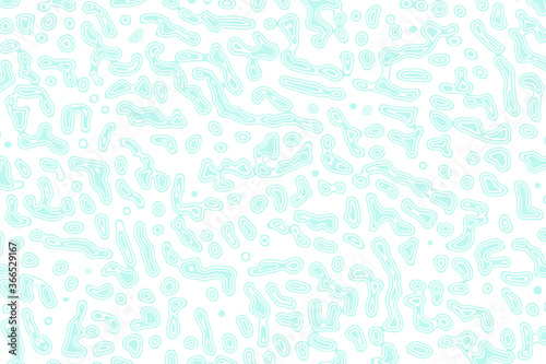 Texture of microorganisms or cells under the microscope. Monochrome background of bacteria and microbes in a line style. The concept of healthcare and medicine. Overlay template. Vector illustration