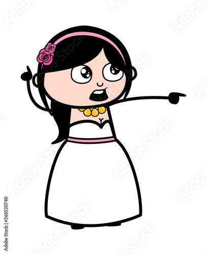 Blaming Bride Cartoon