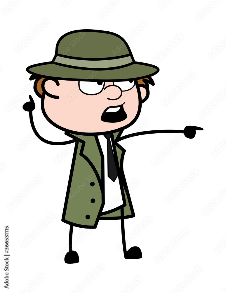 Blaming Spy Cartoon Blaming Spy Cartoon