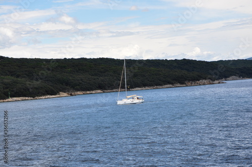 sailboat on the Adriatic Sea