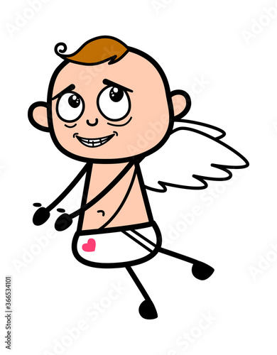 Day Dreaming Angel cartoon