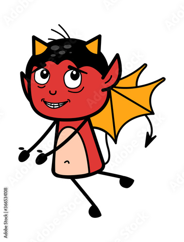 Day Dreaming Devil cartoon