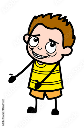 Day Dreaming Young Boy cartoon