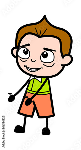 Day Dreaming Schoolboy cartoon