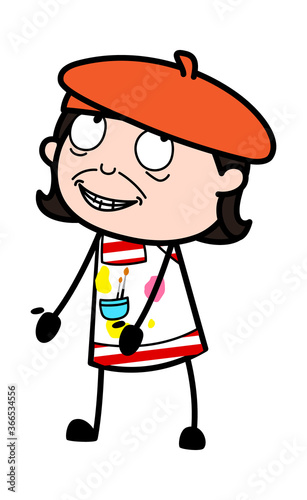 Day Dreaming Artist cartoon