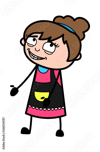 Day Dreaming Beautician cartoon