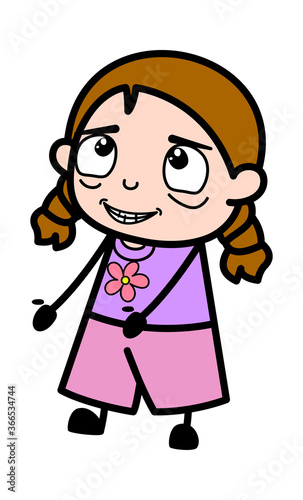 Day Dreaming Girl cartoon