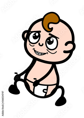 Day Dreaming Baby cartoon