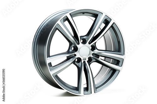 Φωτογραφία Alloy wheel isolated on white background