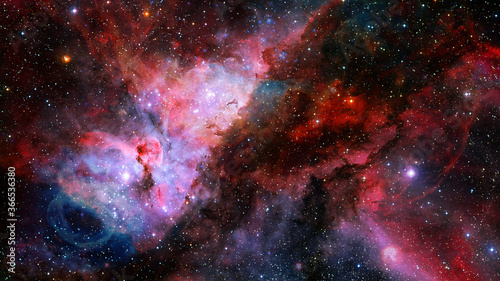Magenta nebulae. Elements of this image furnished by NASA