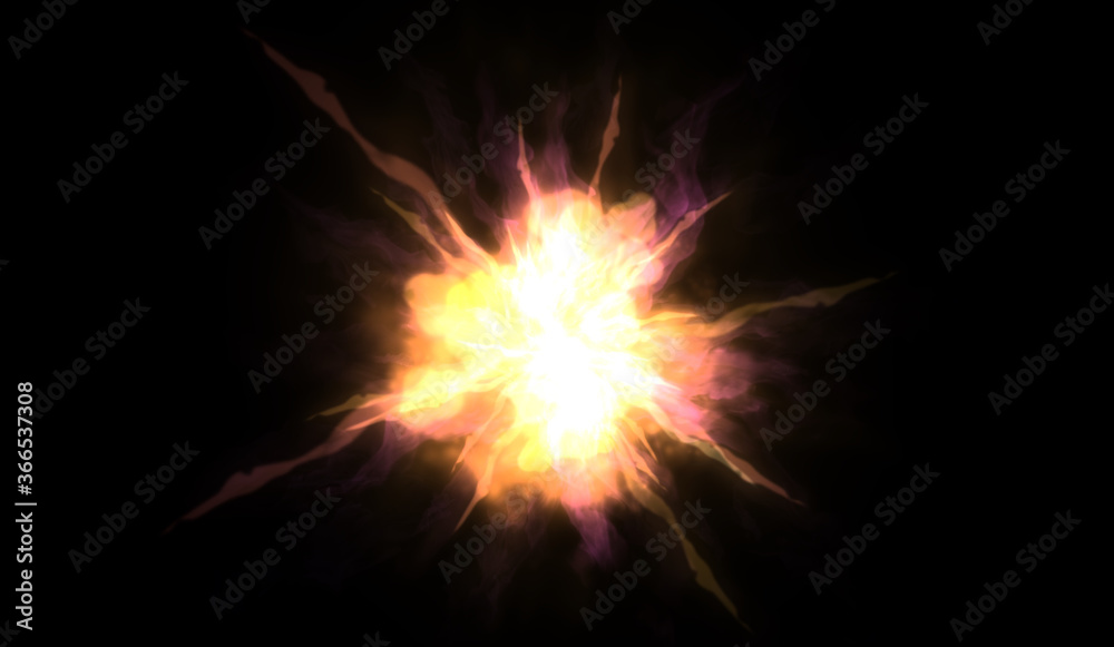 Lightning and plasma effect graphic