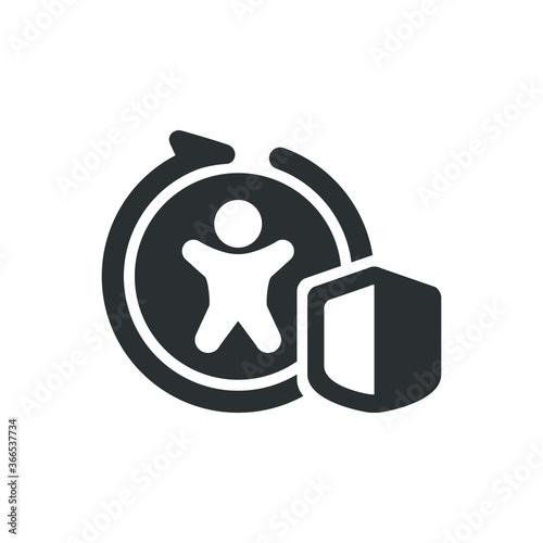 Permanent life insurance icon