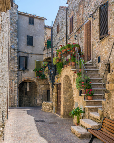 Fototapeta Naklejka Na Ścianę i Meble -  Montecchio, beautiful village in the Province of Terni, Umbria, Italy.