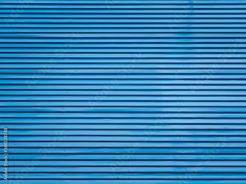 Blue zinc sheet textured and background. Sheet Metal for exterior architecture material.