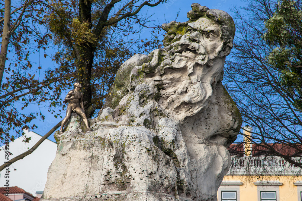 Adamastor Statue in Lisbon